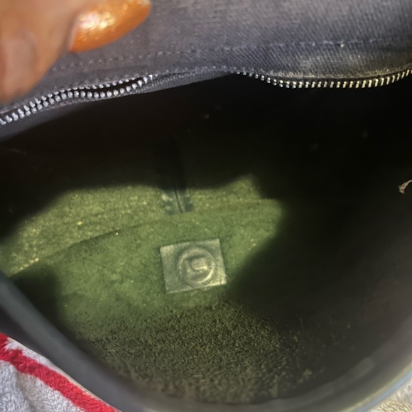 Brighton Dark Green Crossbody Bag with Silver Buckle and pure silver conchos - Picture 5 of 7